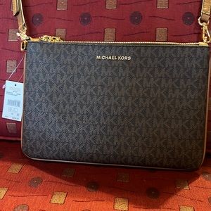 Michael Kors Jet Set Large Double Pouch Crossbody